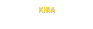 Der Vorname Kira