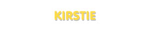Der Vorname Kirstie