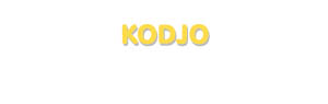 Der Vorname Kodjo