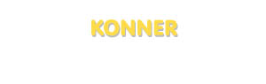 Der Vorname Konner