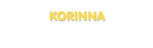 Der Vorname Korinna