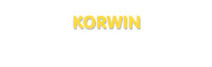 Der Vorname Korwin