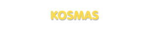 Der Vorname Kosmas