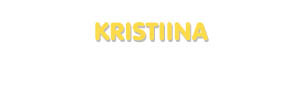 Der Vorname Kristiina