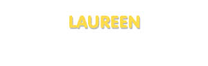 Der Vorname Laureen