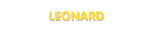 Der Vorname Leonard