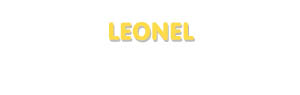 Der Vorname Leonel