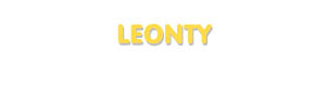 Der Vorname Leonty