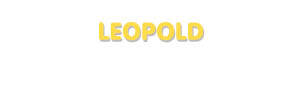 Der Vorname Leopold