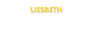 Der Vorname Liesbeth