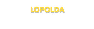 Der Vorname Lopolda