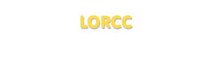Der Vorname Lorcc