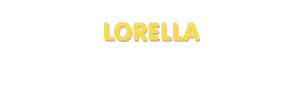 Der Vorname Lorella