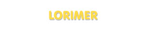 Der Vorname Lorimer