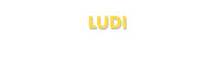Der Vorname Ludi