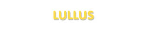 Der Vorname Lullus