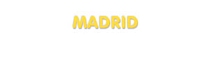 Der Vorname Madrid