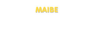 Der Vorname Maibe
