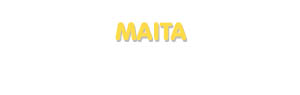 Der Vorname Maita