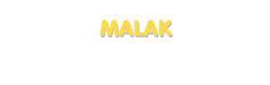 Der Vorname Malak