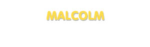 Der Vorname Malcolm