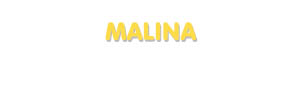 Der Vorname Malina