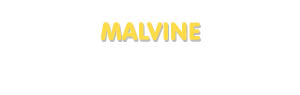 Der Vorname Malvine
