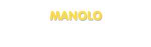 Der Vorname Manolo