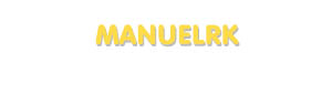 Der Vorname Manuelrk