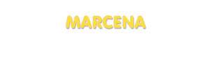 Der Vorname Marcena