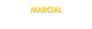 Der Vorname Marcial