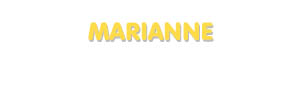 Der Vorname Marianne
