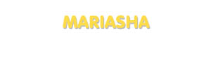 Der Vorname Mariasha