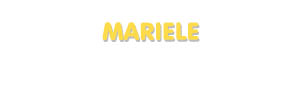 Der Vorname Mariele