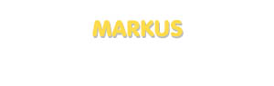 Der Vorname Markus