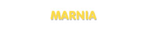 Der Vorname Marnia