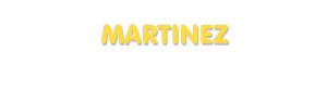Der Vorname Martinez