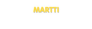 Der Vorname Martti