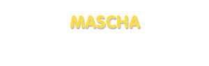 Der Vorname Mascha