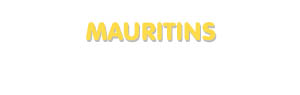 Der Vorname Mauritins