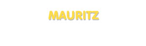 Der Vorname Mauritz