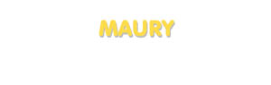 Der Vorname Maury