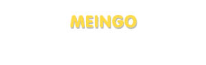 Der Vorname Meingo