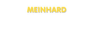 Der Vorname Meinhard