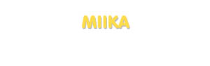 Der Vorname Miika