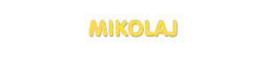 Der Vorname Mikolaj