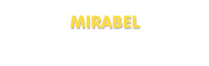 Der Vorname Mirabel