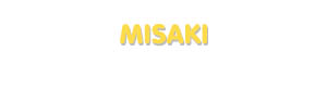 Der Vorname Misaki