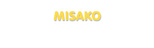 Der Vorname Misako