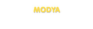 Der Vorname Modya